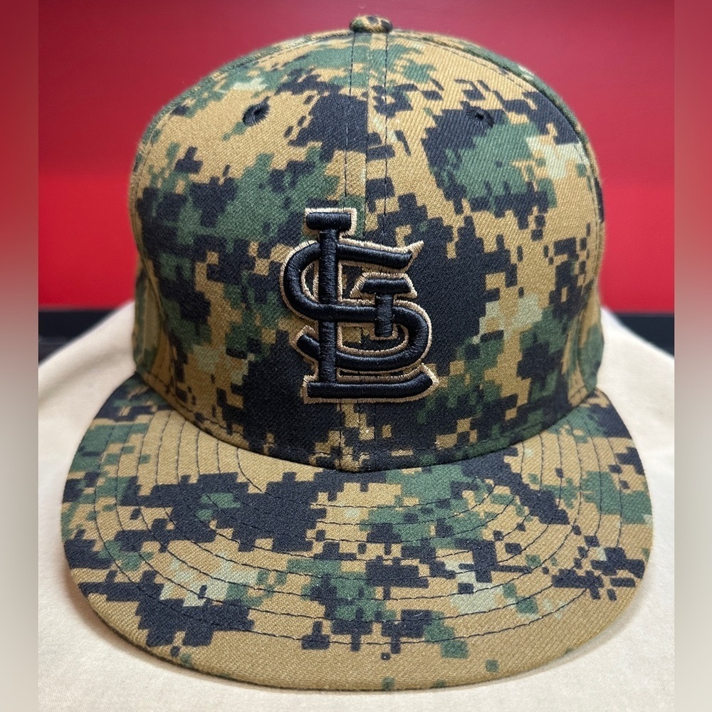St. Louis Cardinals MLB Authentic New Era Digital Camo Men’s Size 8 Baseball Cap